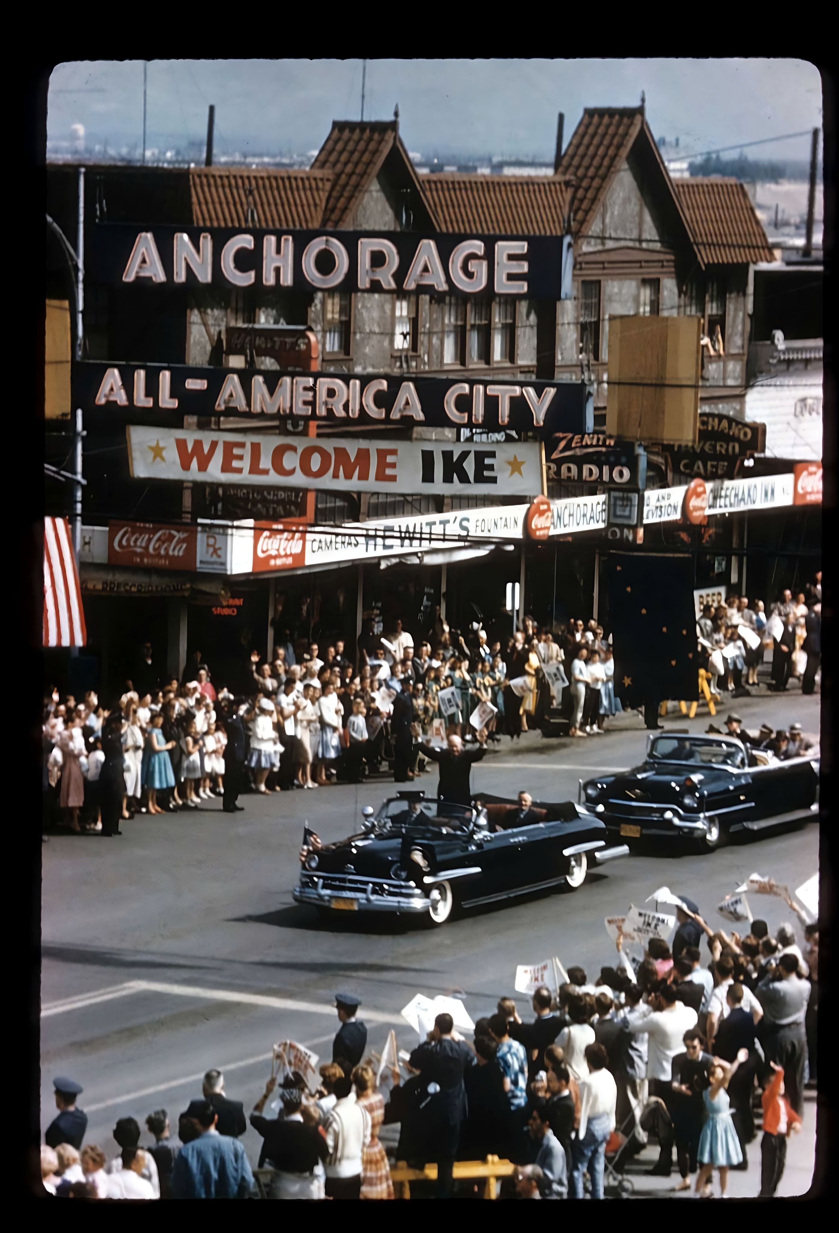 a president visits anchorage