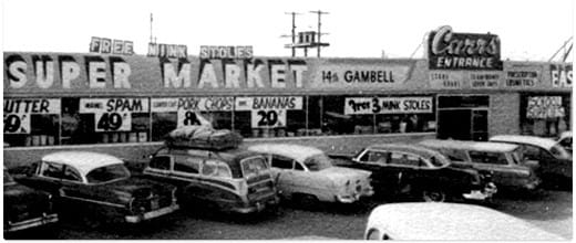 carrs supermarket 1950s anchorage alaska