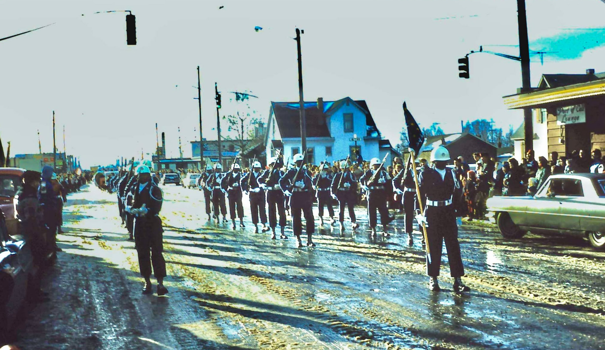 Rondy parade in 1963 or 64. fur rendezvous parade