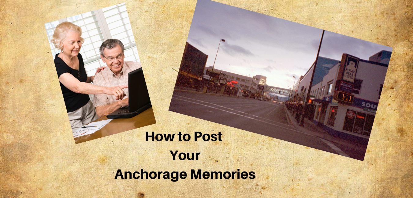 A couple having fun, posting their Anchorage, Alaska memories. how to post your anchorage memories