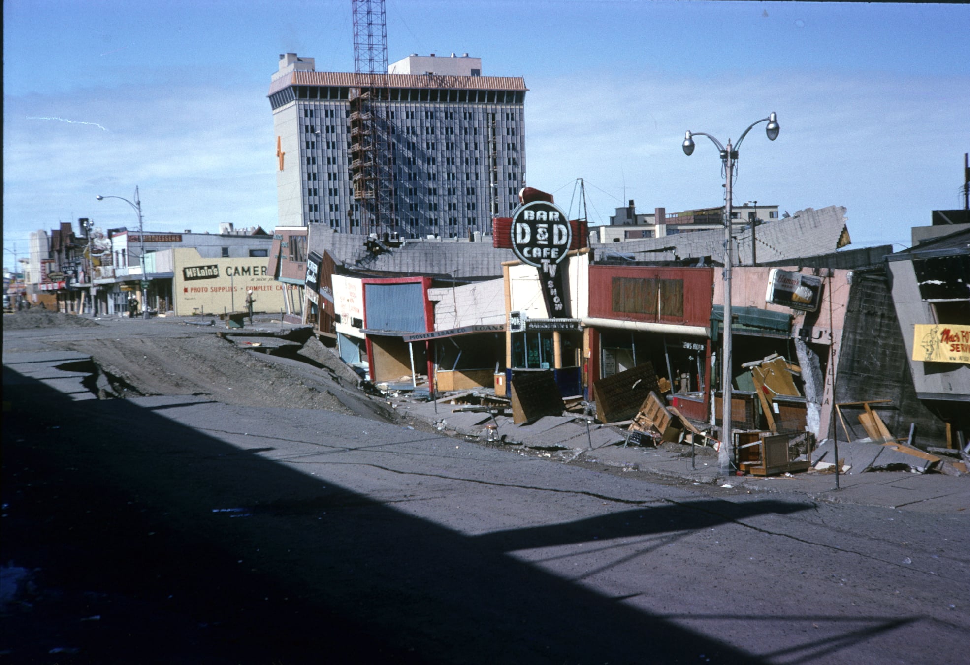 Alaska 1964 Earthquake Pictures Anchorage Memories