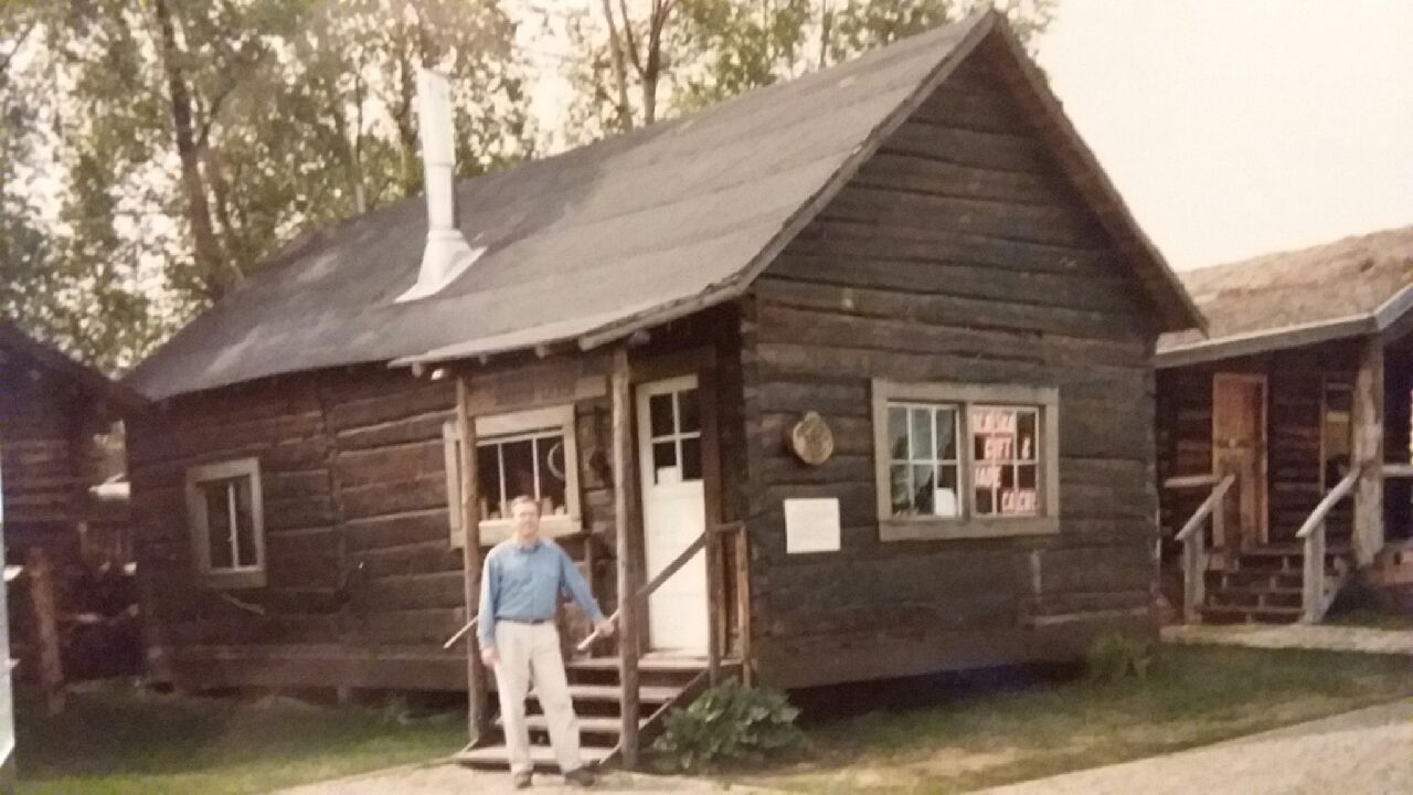 Once located in Knik and Hatcher Pass, the Paddy Marion cabin can now be seen at the Wasilla, Alaska Museum. paddy marion cabin