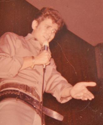Michael Landon Rides in the Fur Rondy Parade