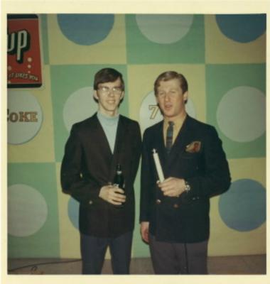 Mike on the right with Roger Latham