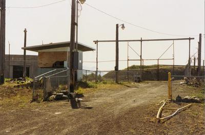 Gate to missile launch area
