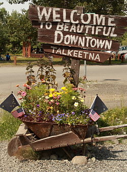 Dad's Talkeetna Sign