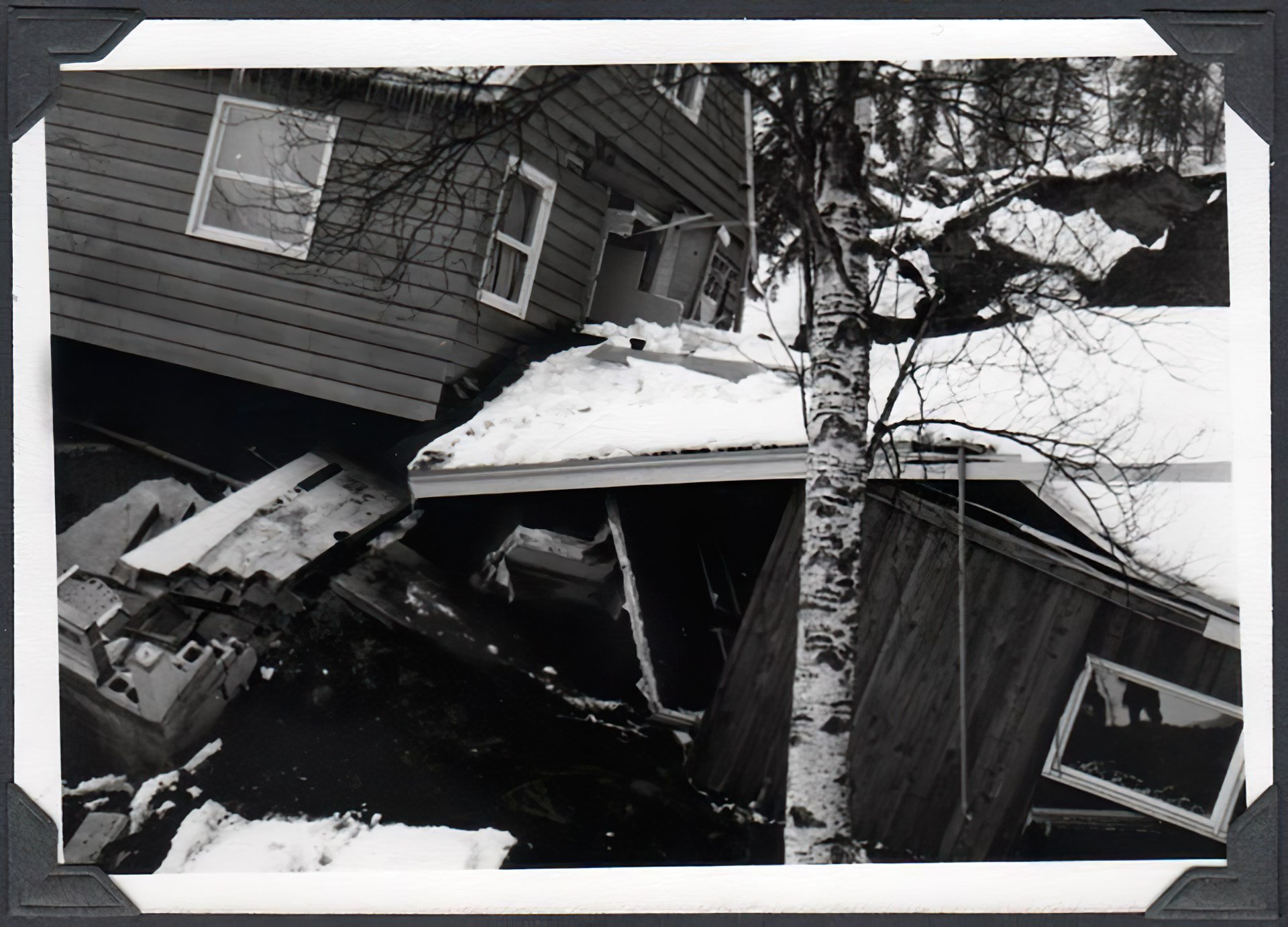 incredible damage to homes