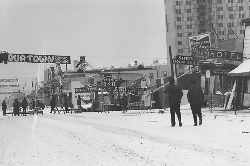 1964 quake destruction downtown