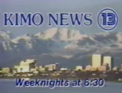 promotional graphic for kimo news seen weeknight at 6:30 on channel 13 now kyur kimo tv news
