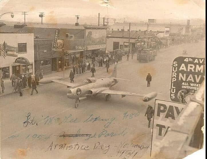 veterans day parade 1954