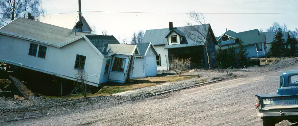 damaged jumbled homes